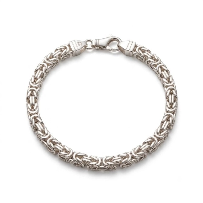 Pulsera Bizantina Plata de...