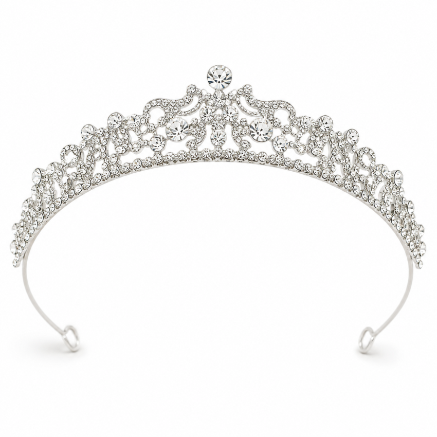 Diadema Tiara Metal Hipoalergénico...