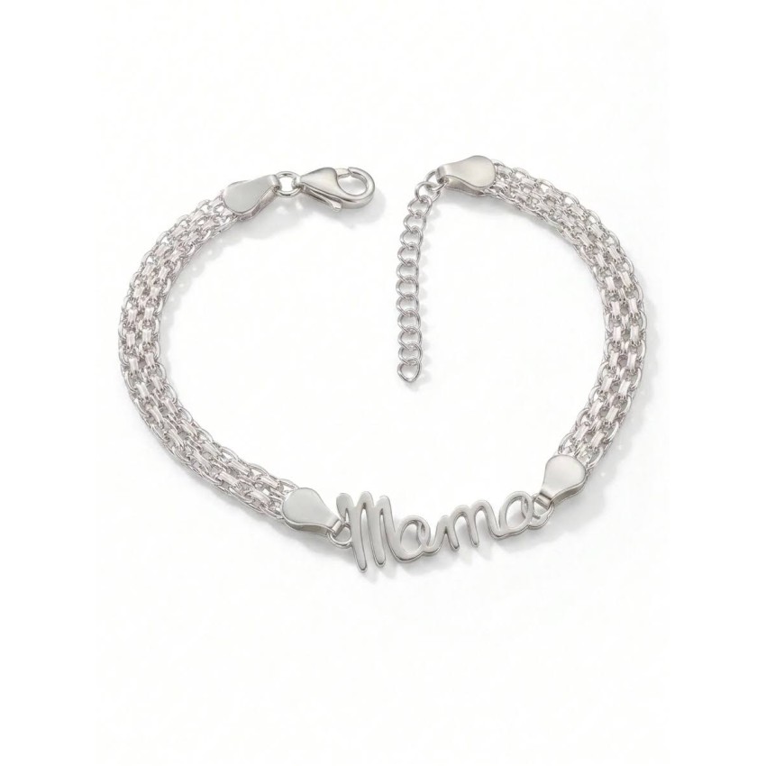 Pulsera Mamá Cadena Bísmark Triple...