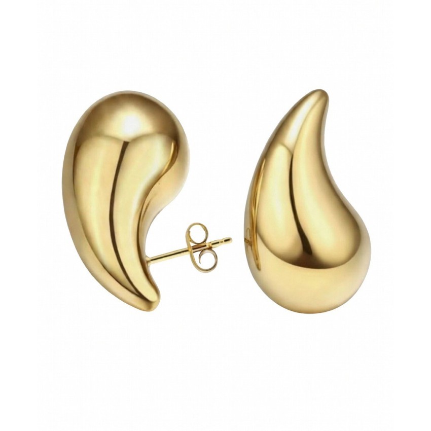 Pendientes Gota Acero Inoxidable...