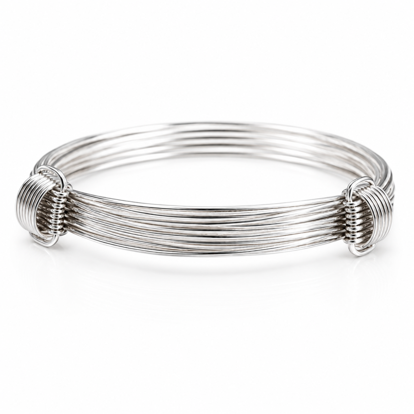 Pulsera de Plata de Ley 925 de Hilos...