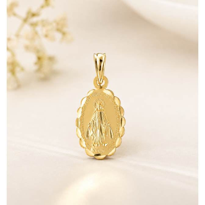 Colgante Oro 18kt Virgen... 2
