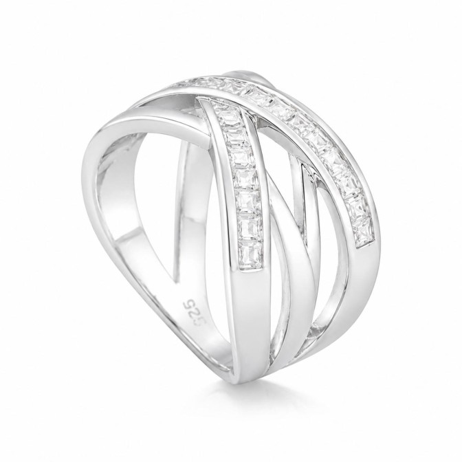 Anillo de Plata de Ley con...
