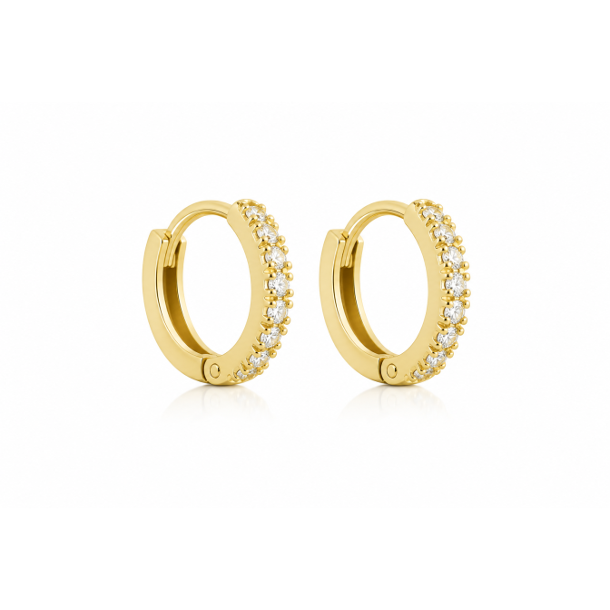 Aros de Oro 18kt con...