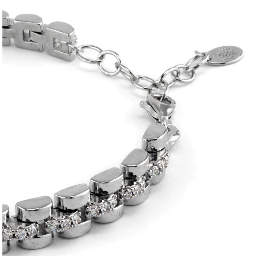 Pulsera de Plata de Ley 925 con...