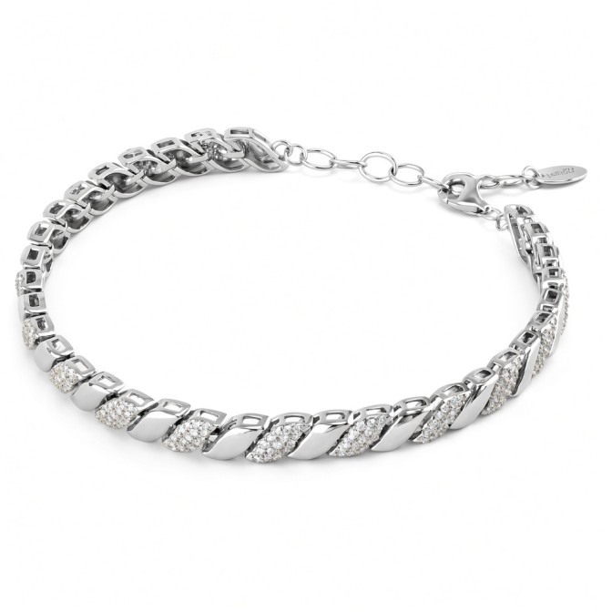Pulsera de Plata de Ley con...