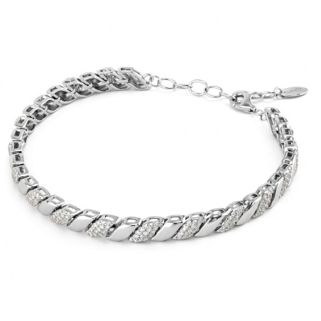 Pulsera de Plata de Ley con Circonitas