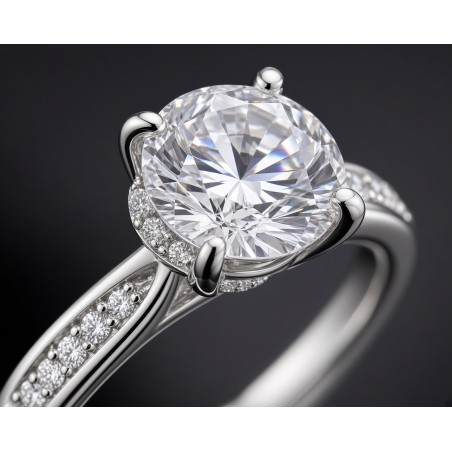 Anillo de Plata de Ley 925 con Circonitas