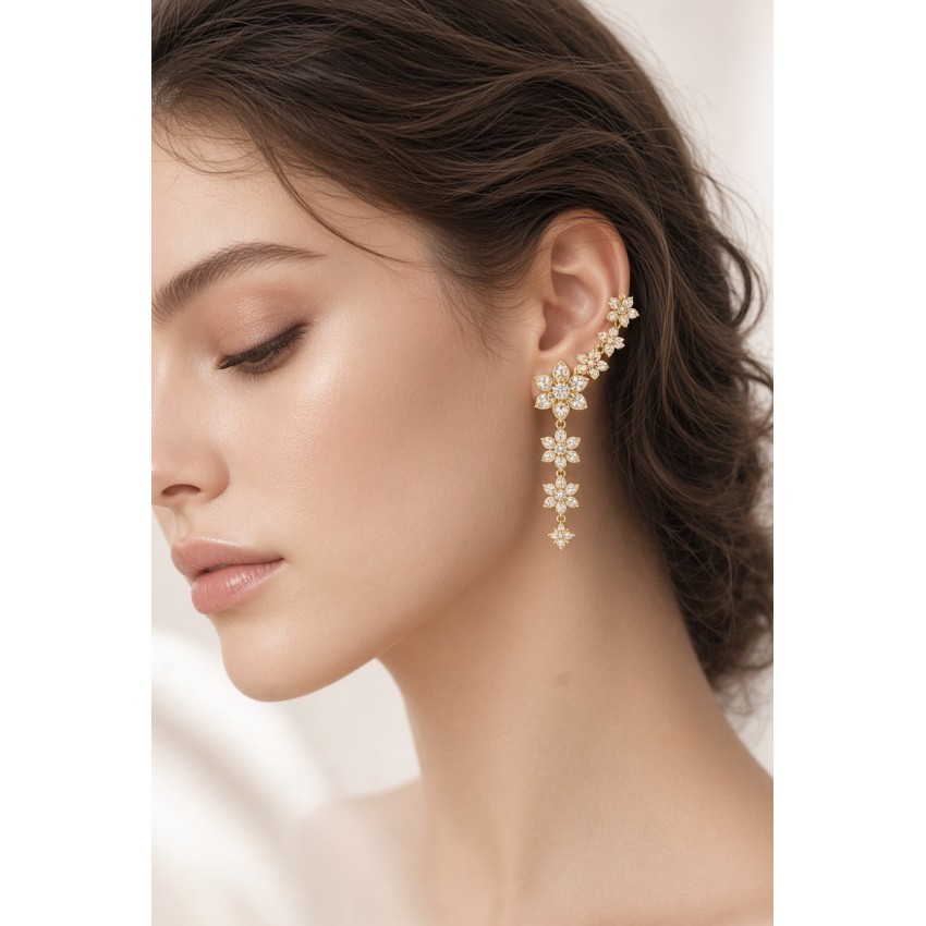 Pendientes de Plata de Ley con...