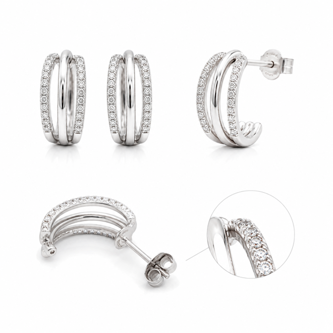 Pendientes de Plata de Ley... 2