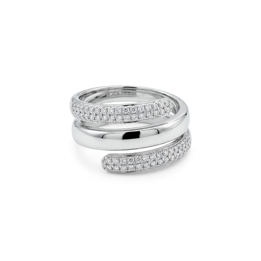 Anillo de Plata de Ley y Circonitas