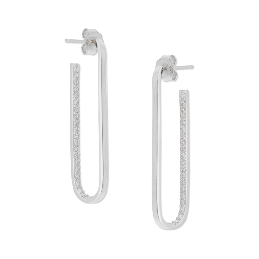 Aros Rectangulares Paperclip Largos...
