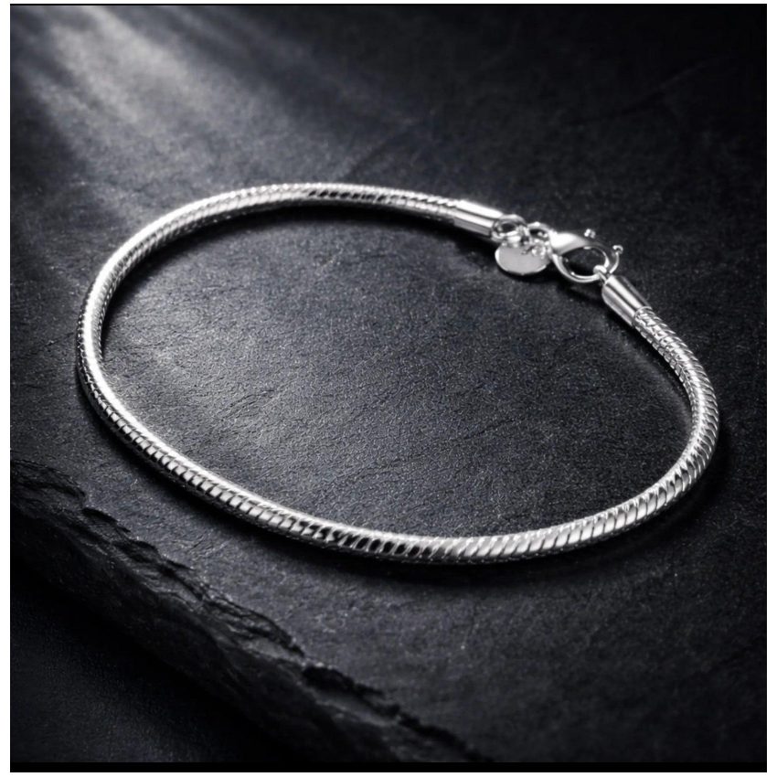 Pulsera Serpiente Elegante en Plata 925