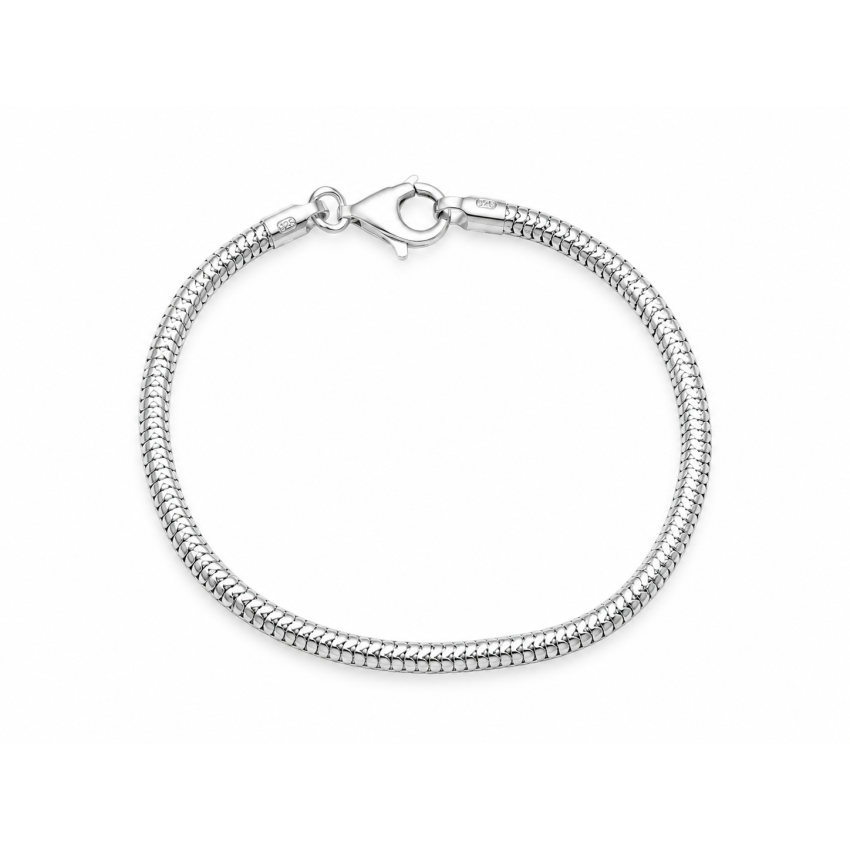Pulsera Serpiente Elegante en Plata 925