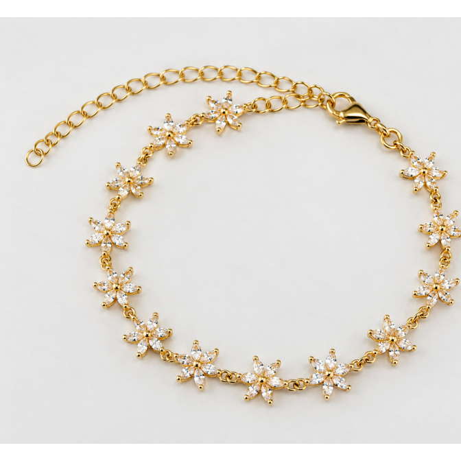 Pulsera de Plata de Ley con...