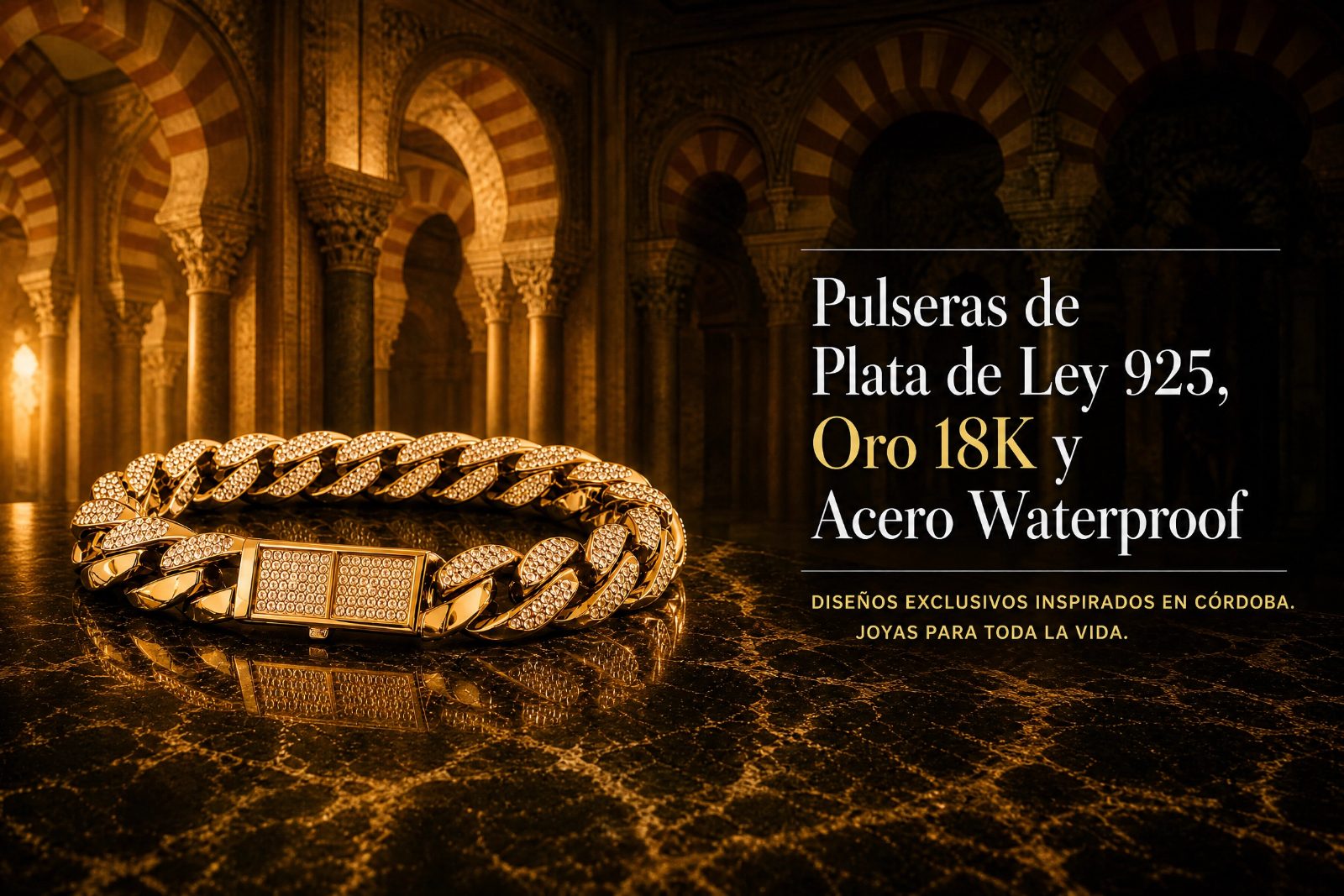 Pulseras de plata de ley 925, oro 18k y acero waterproof — Babu Joyas Córdoba